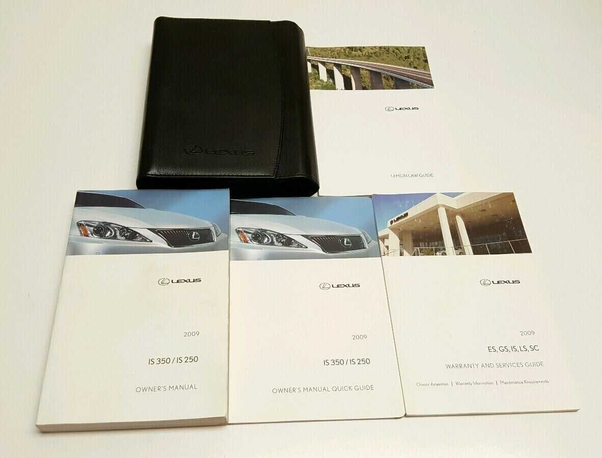 2009 lexus is250 owners manual