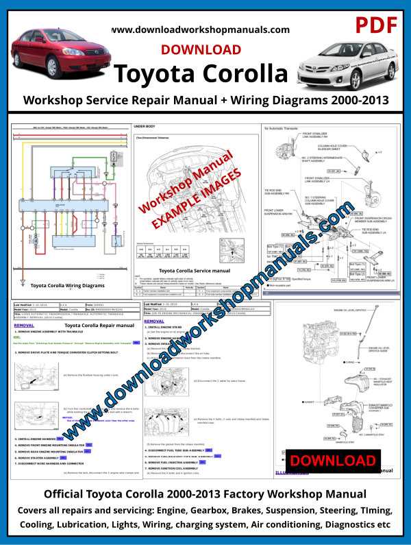 toyota corolla 2013 owners manual