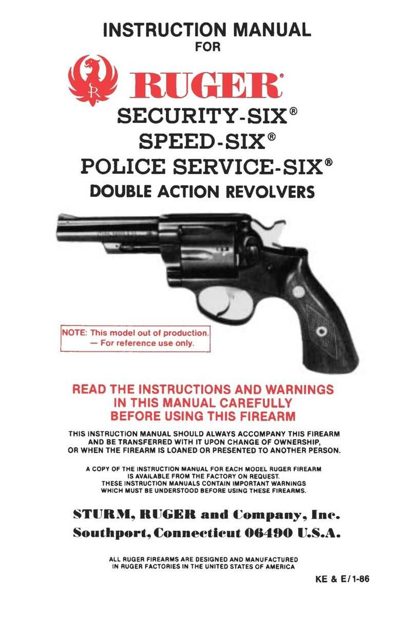 ruger security six owners manual
