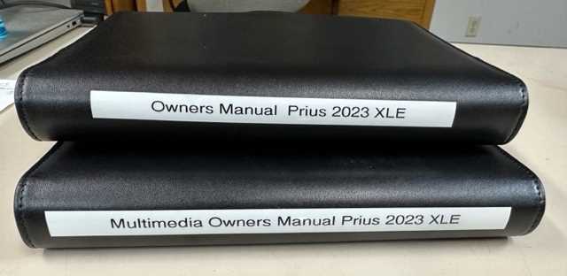 2023 prius owners manual