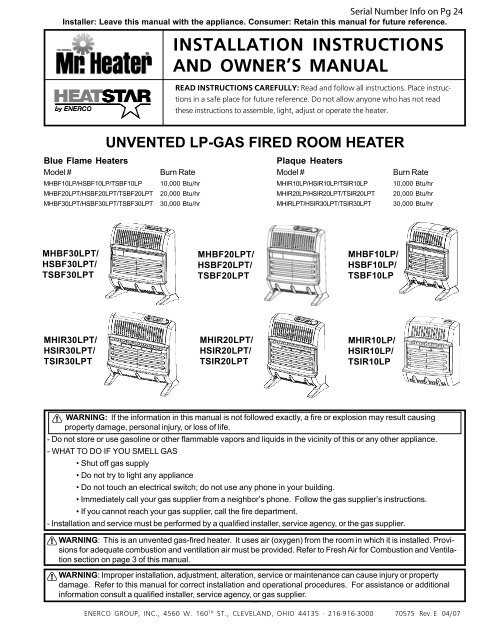 big buddy heater owners manual