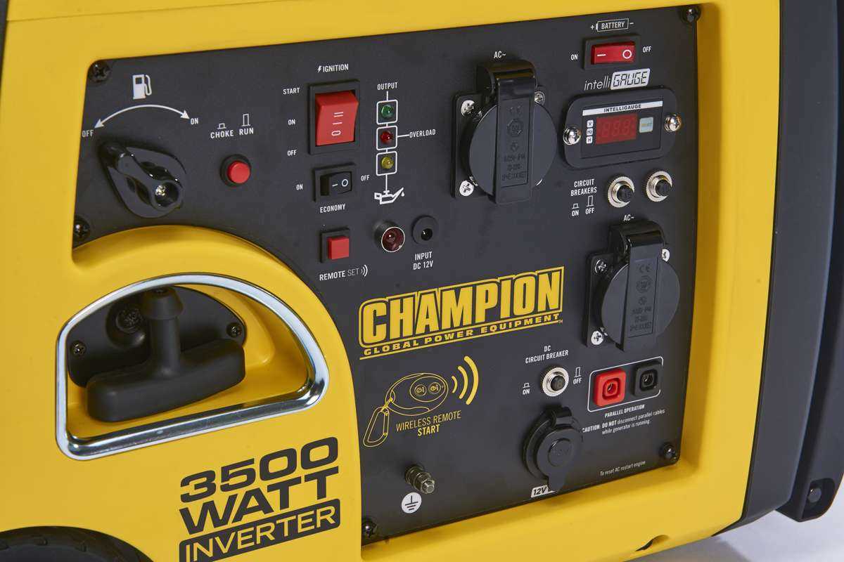 champion generator owners manual