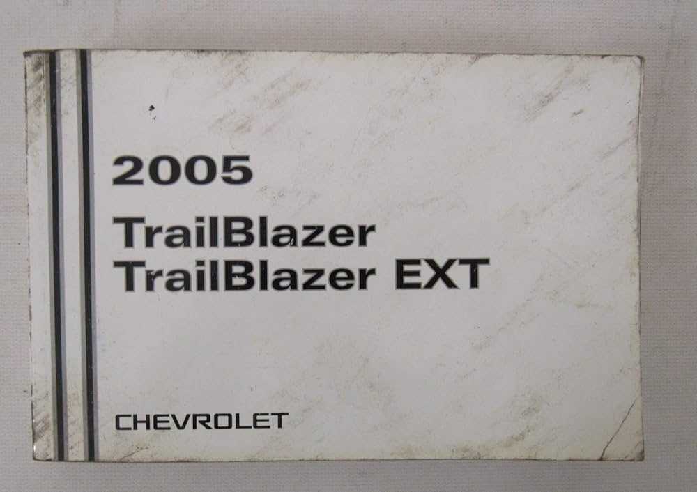 2005 chevy trailblazer owners manual