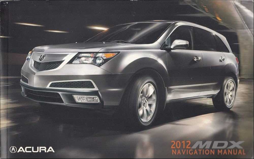 2012 mdx owners manual