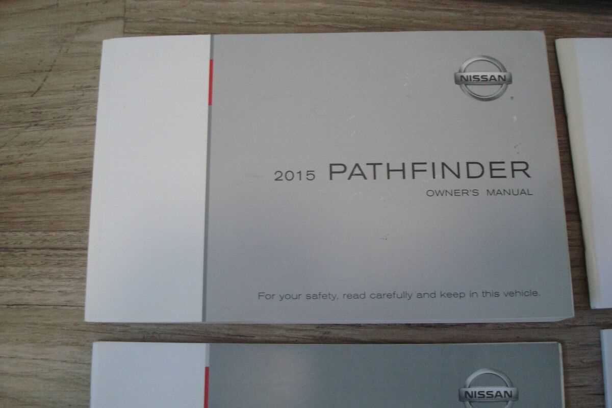 2015 pathfinder owners manual