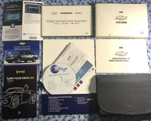 2004 chevrolet avalanche owners manual