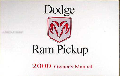 2000 dodge ram 1500 owners manual