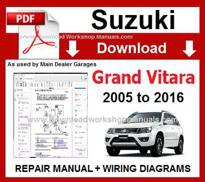 1999 suzuki vitara owners manual