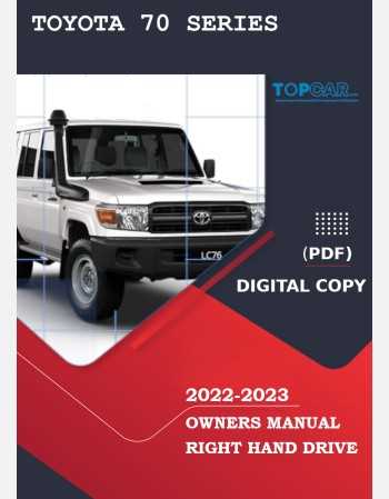 toyota landcruiser owners manual