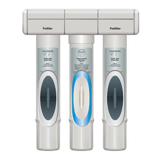ecowater systems owners manuals