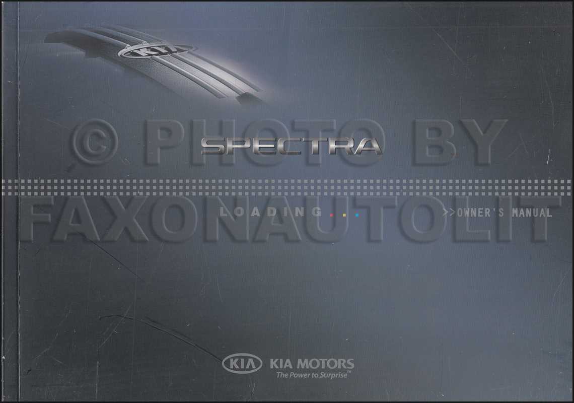 2009 kia spectra owners manual