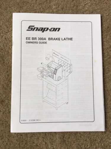 snap on owners manuals