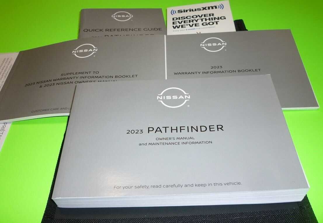 2023 pathfinder owners manual