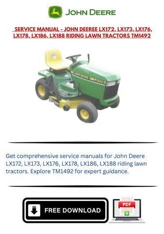 john deere lx173 owners manual