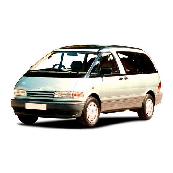 1993 toyota previa owners manual