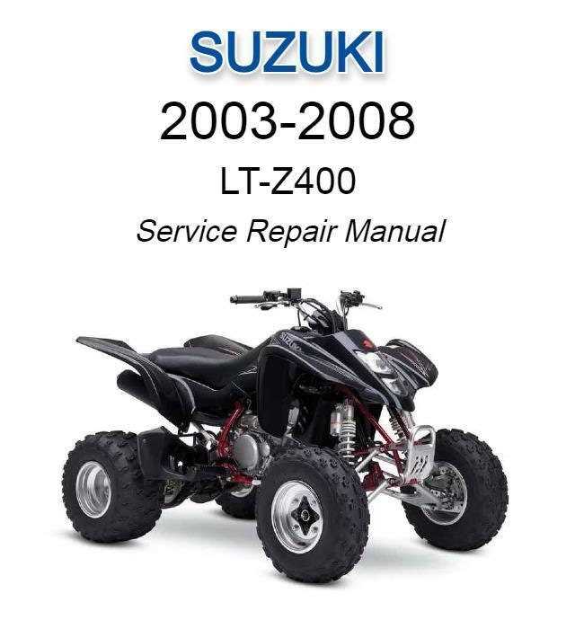 2004 suzuki ltz 400 owners manual