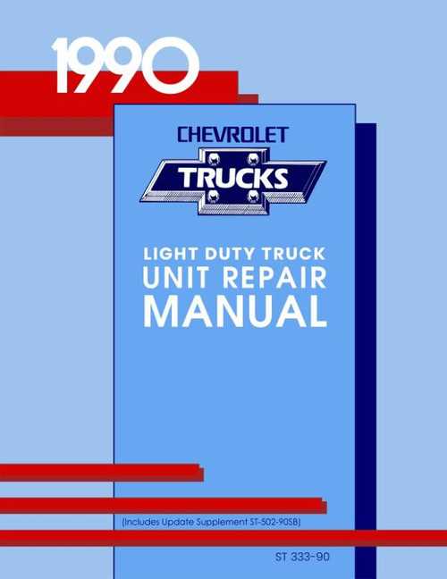 chevy truck owners manual
