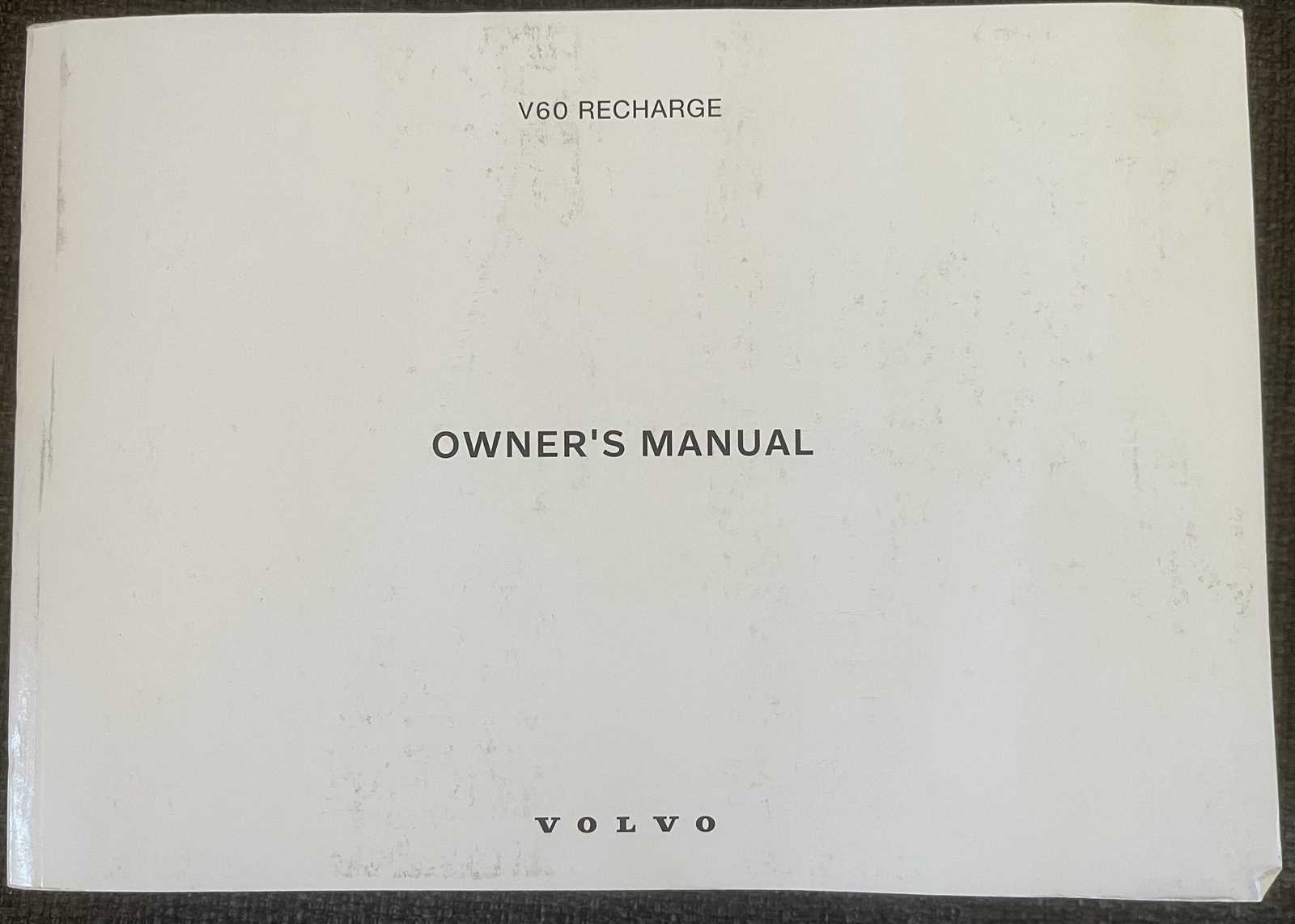 2024 volvo xc60 recharge owners manual