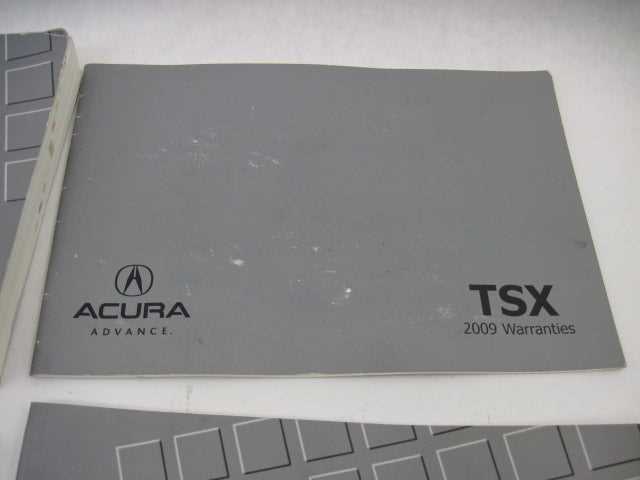 2009 acura tsx owners manual