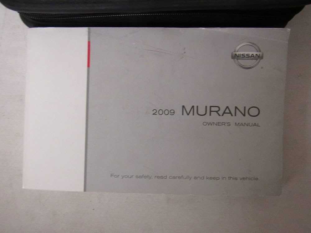 2009 nissan murano sl owners manual