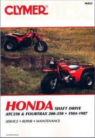 1986 honda spree owners manual