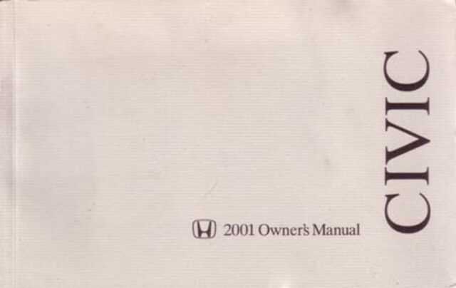 2001 honda civic lx owners manual