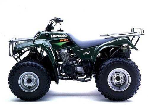 kawasaki bayou 220 owners manual