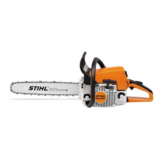 stihl ms250c owners manual