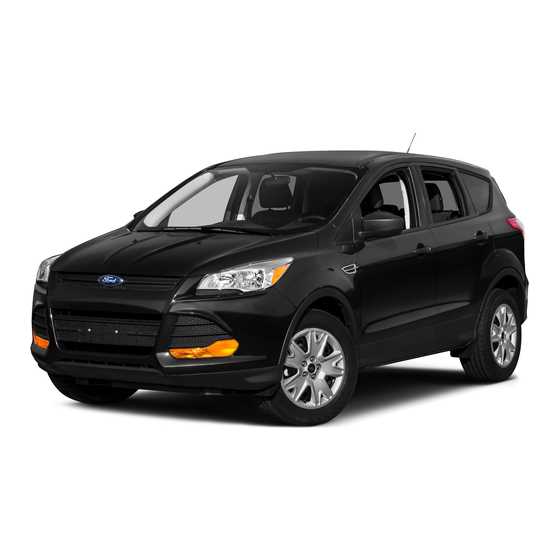 ford escape 2016 owners manual