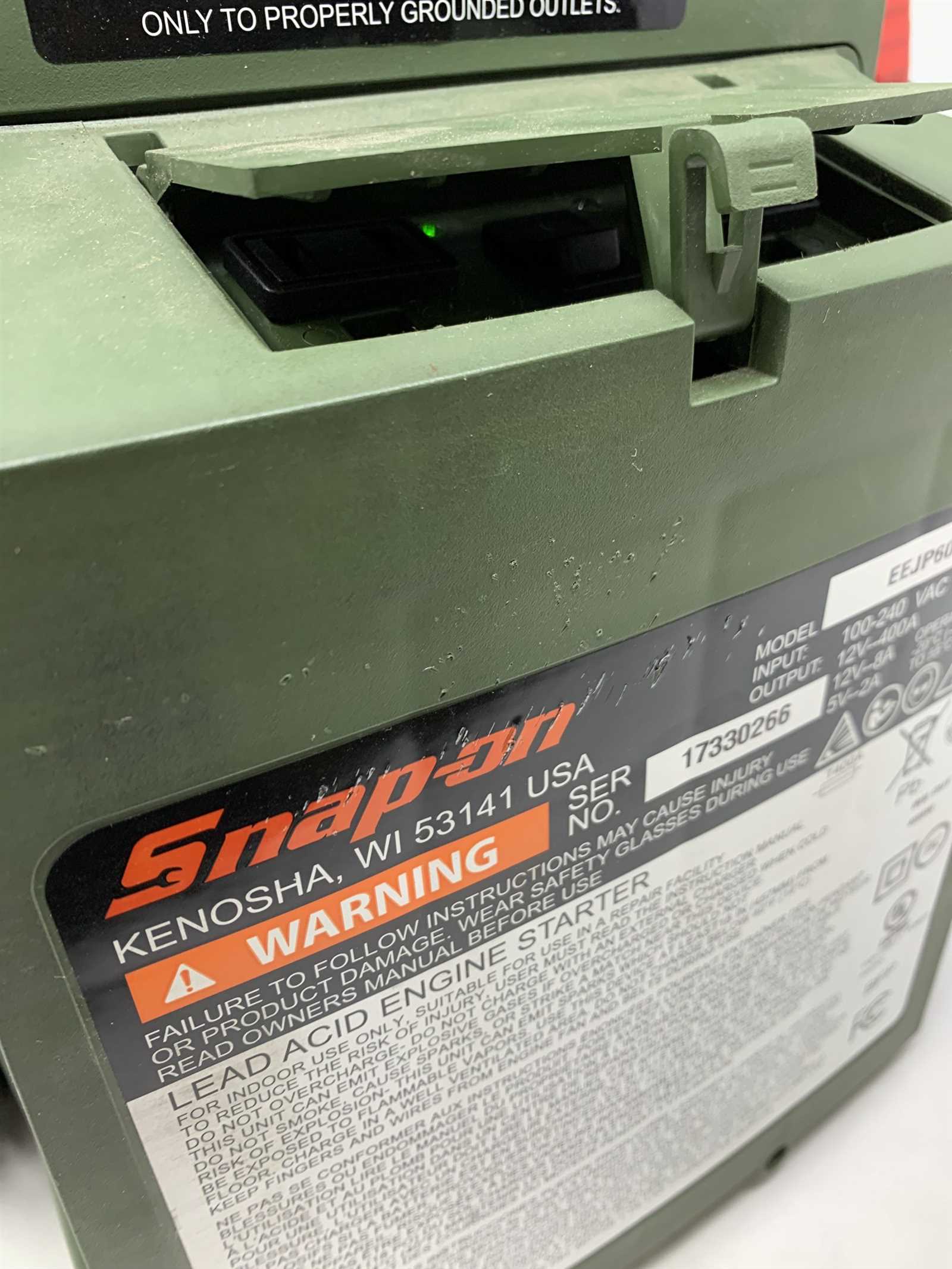 snap on eejp600 owners manual