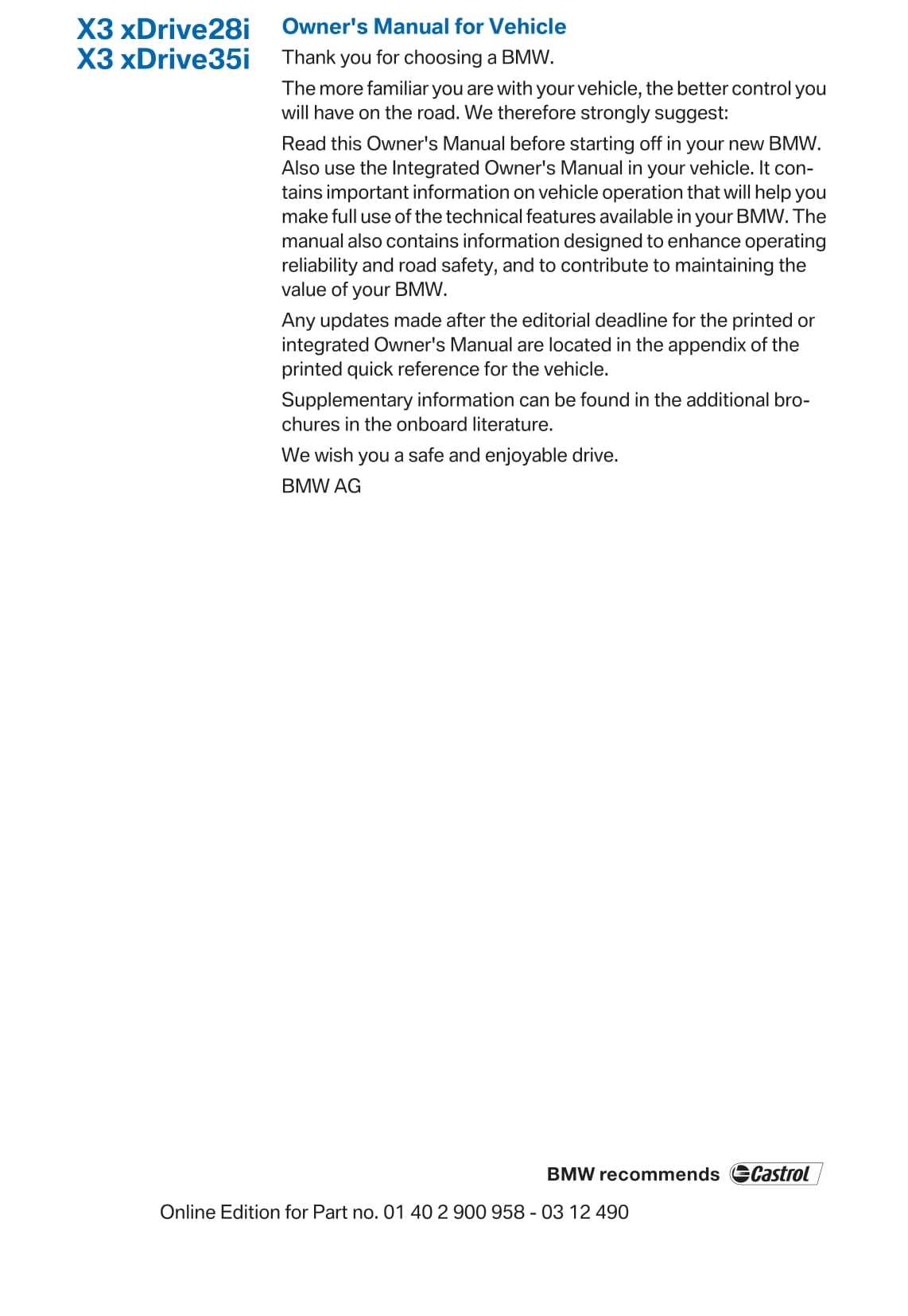 a vehicle owner manual contains information about