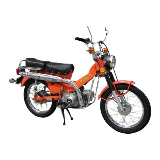 1970 honda ct90 owners manual