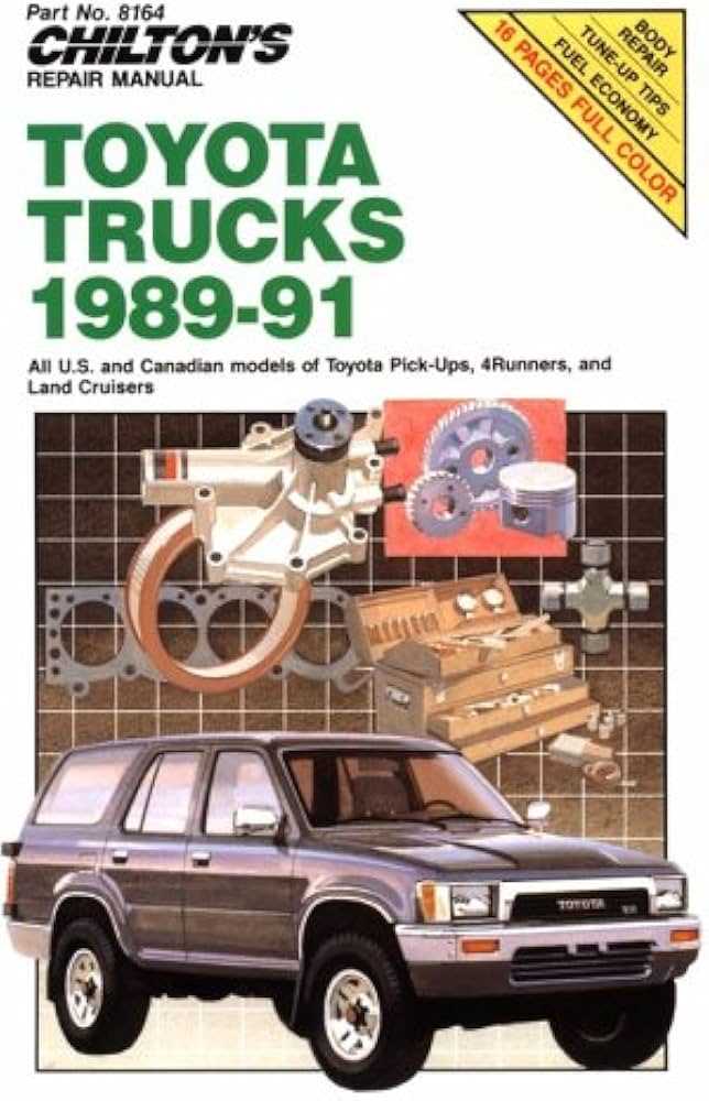 1987 toyota 4runner owners manual