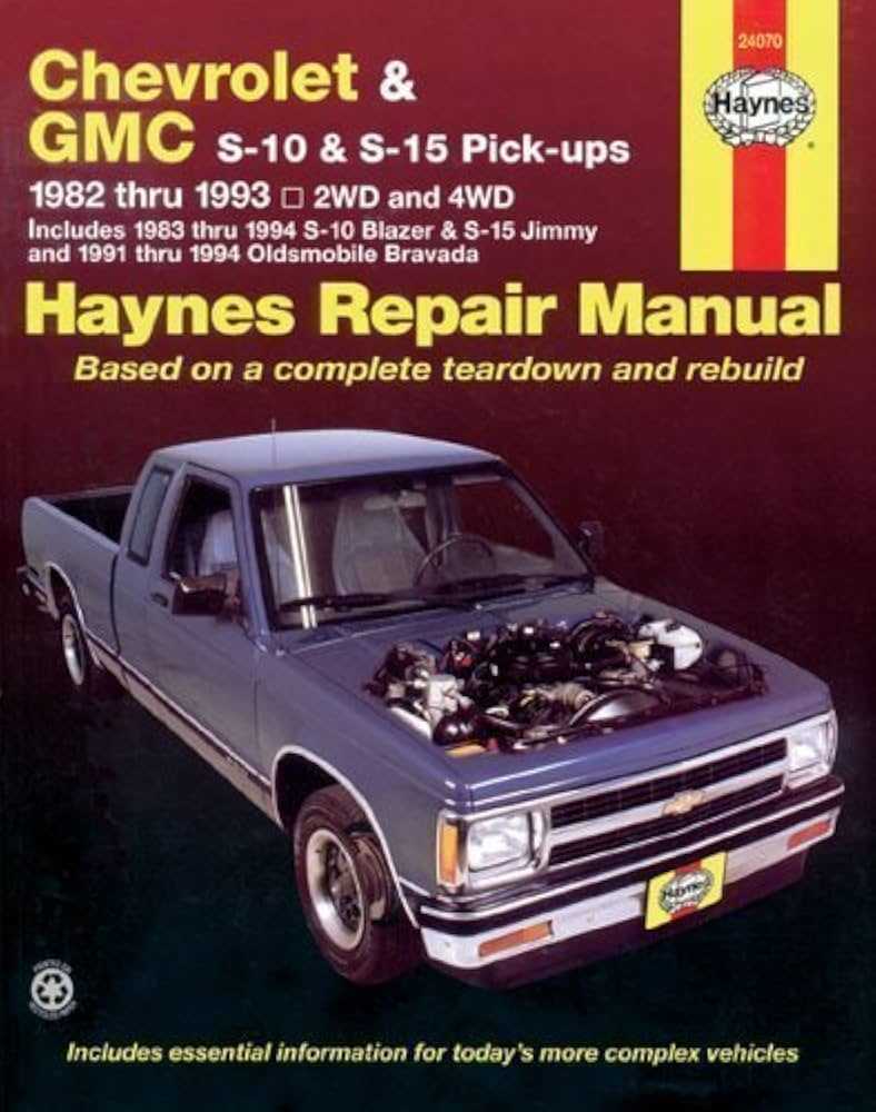 1994 chevy s10 owners manual