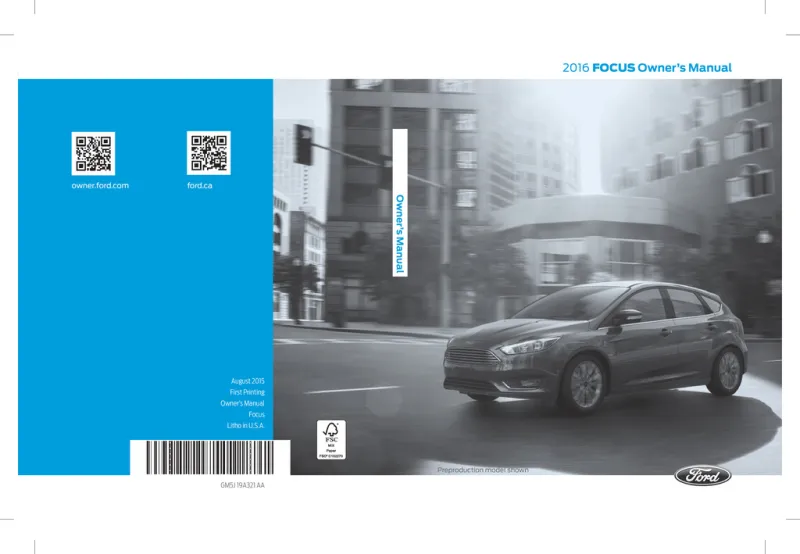2012 focus owners manual