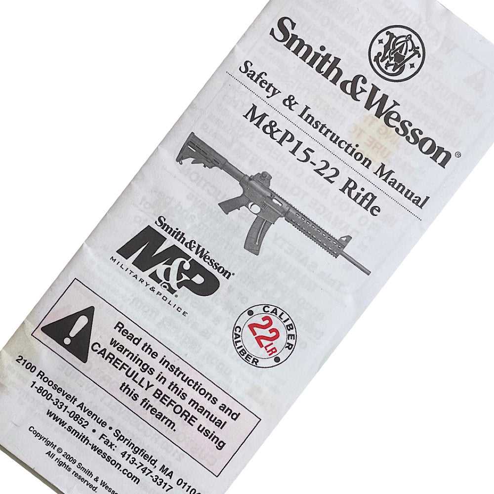 s&w m&p 15 22 owners manual