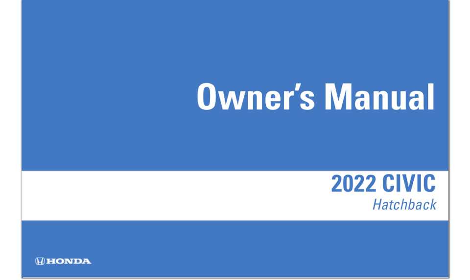 2022 honda cr v owners manual