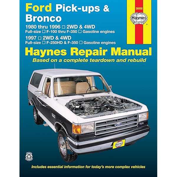 1992 f150 owners manual