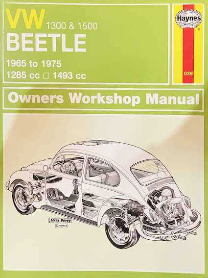 vw beetle owners manual