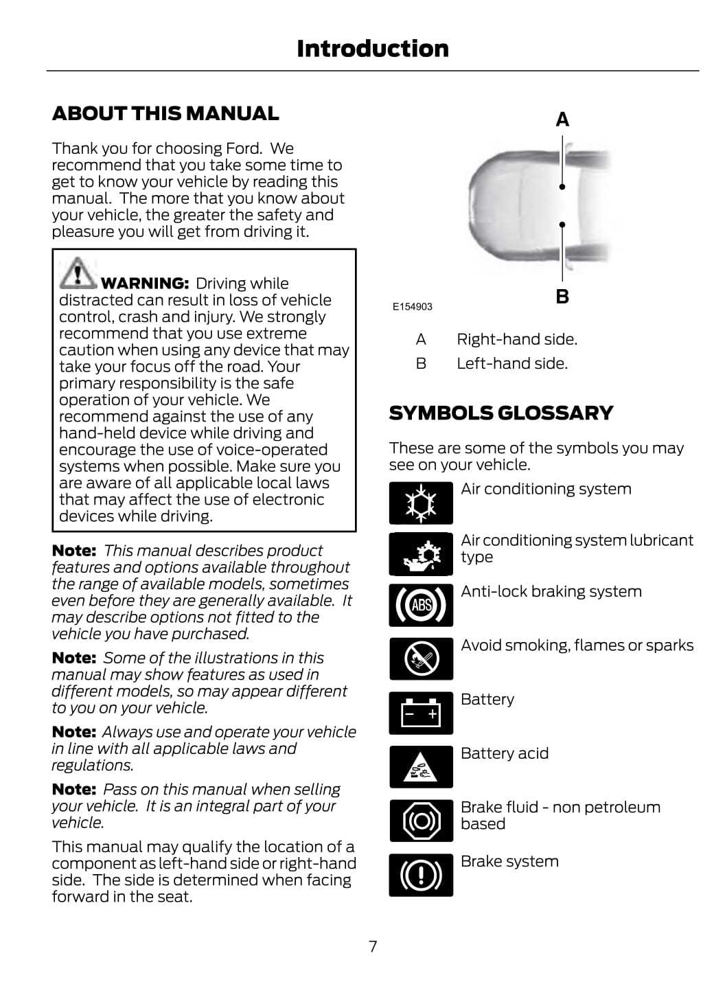 ford escape owners manual