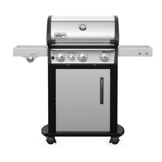 weber spirit owners manual