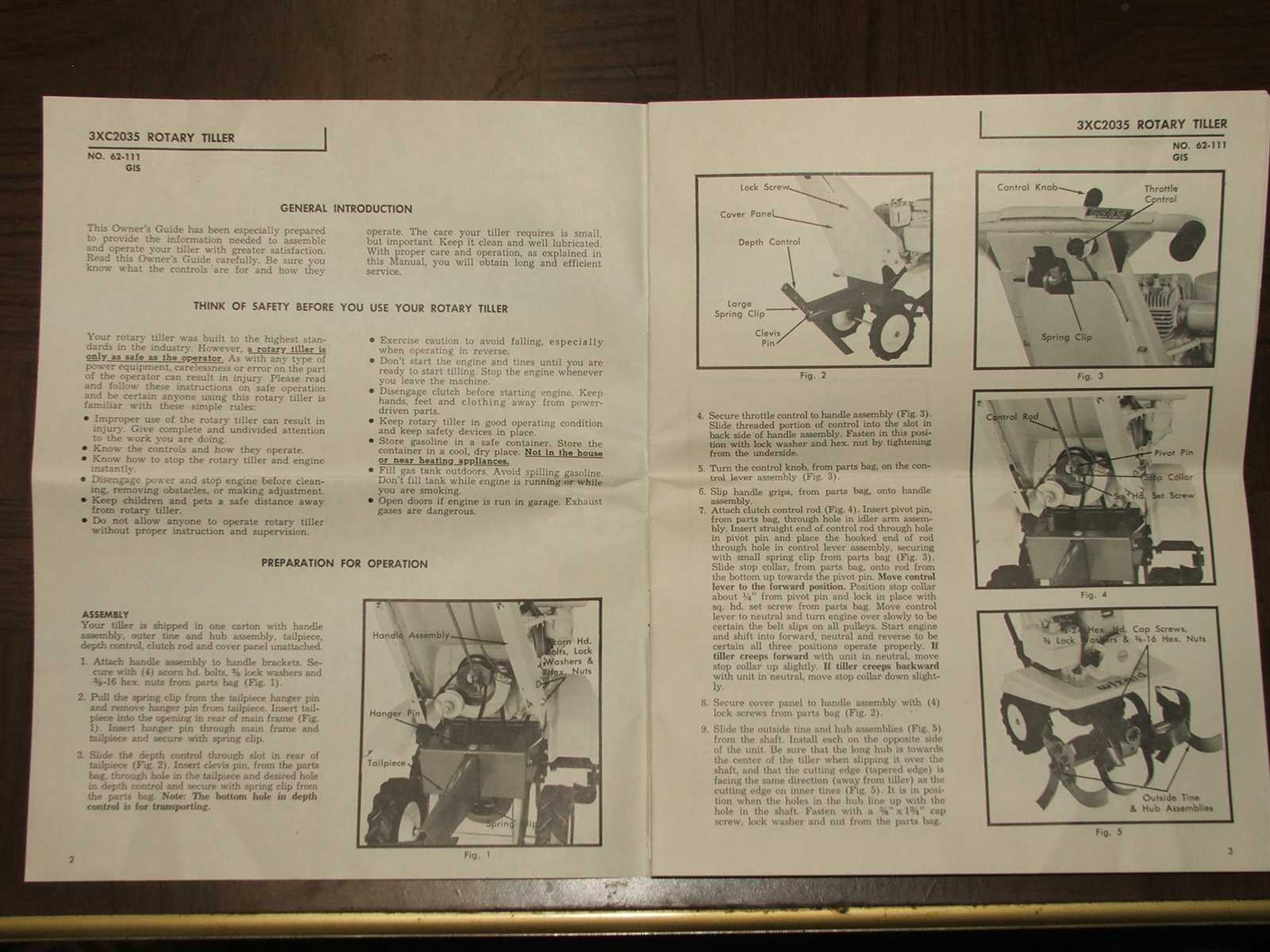 wizard rototiller owners manual