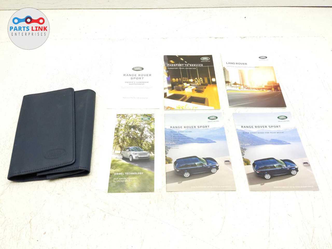 2016 range rover sport owners manual