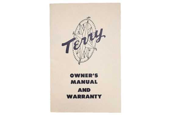 fleetwood terry travel trailer owners manual