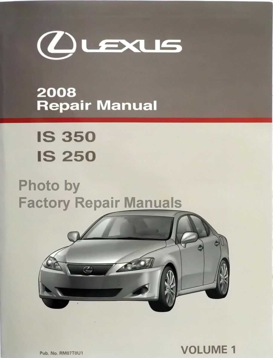 2008 lexus rx 350 owners manual