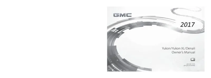 2017 gmc yukon owners manual