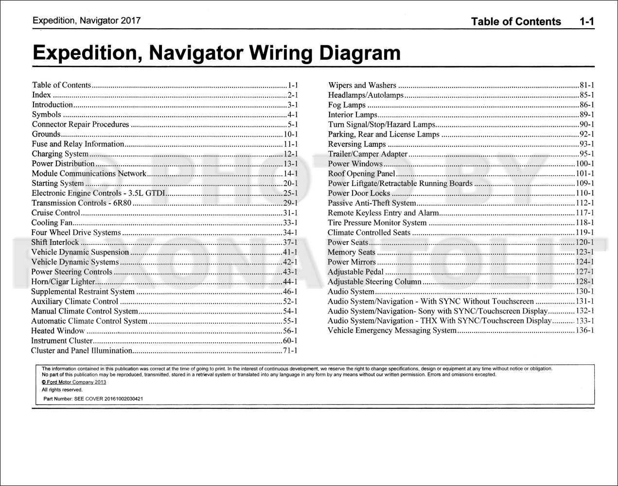 ford expedition owners manual 2017