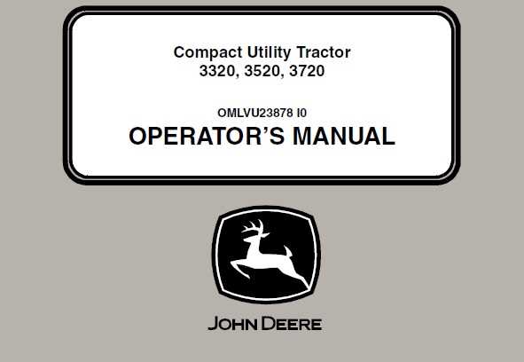 john deere 3320 owners manual