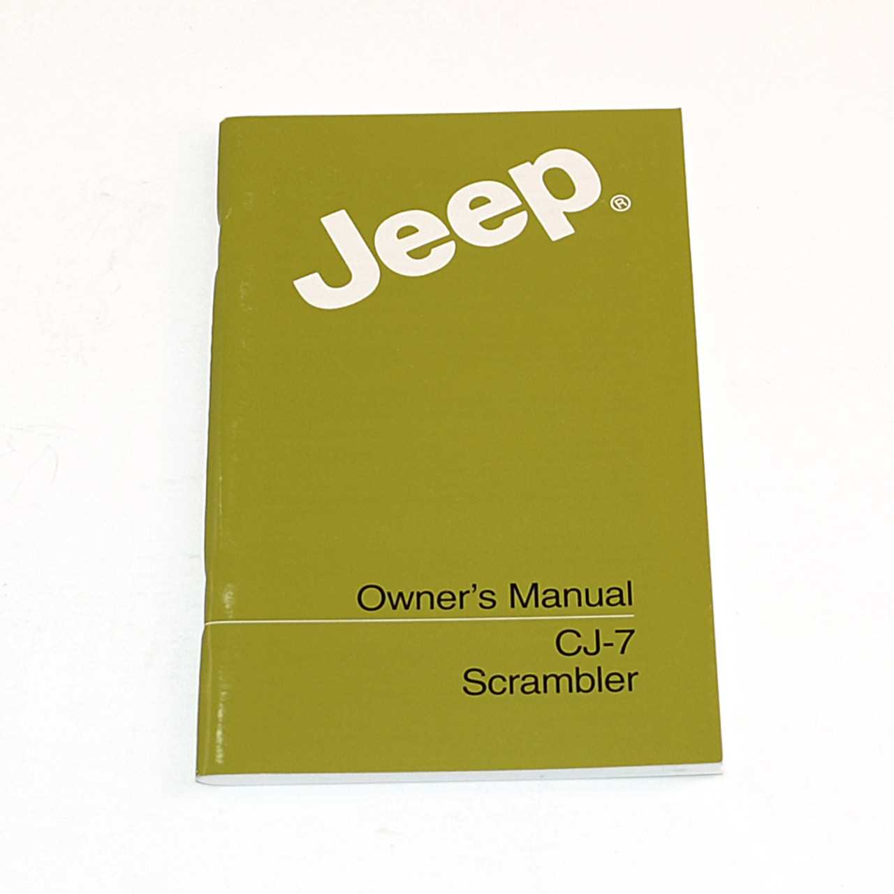 1976 jeep cj7 owners manual