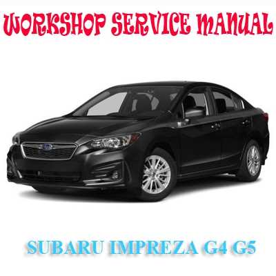 subaru impreza 2018 owners manual